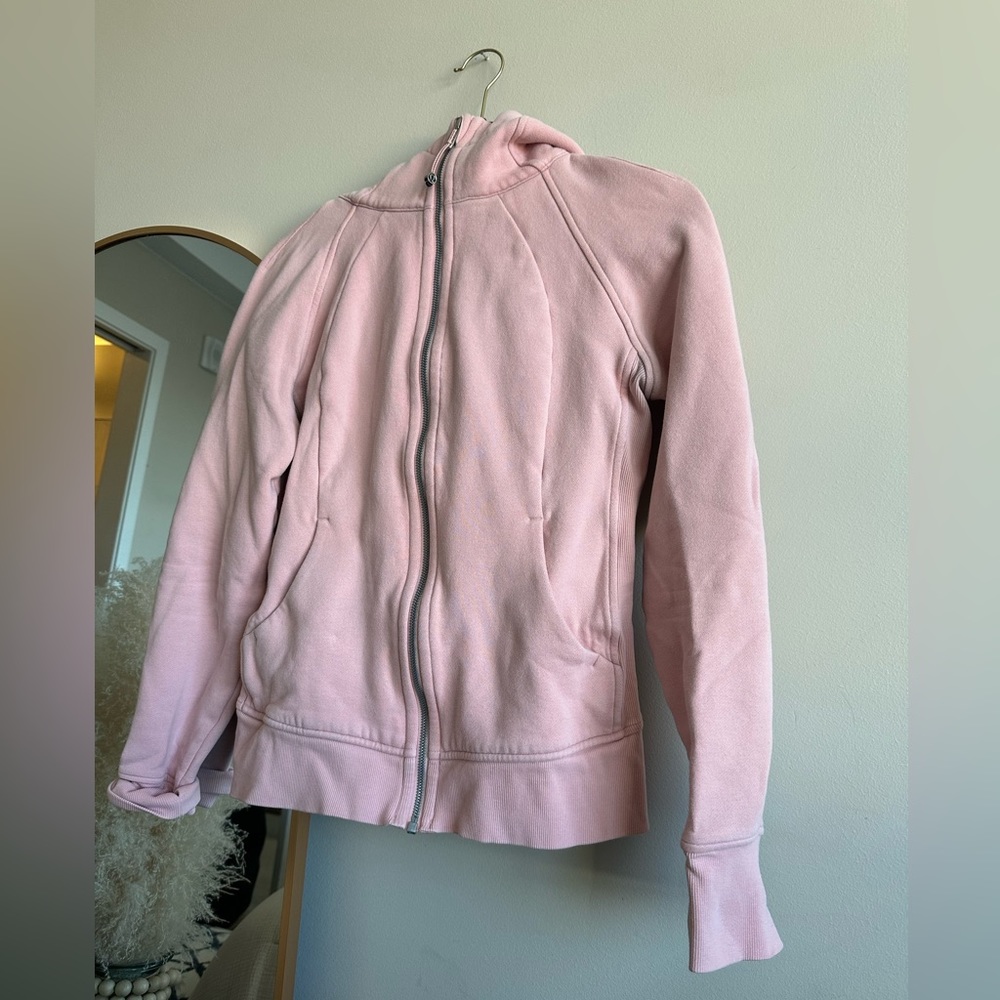 Lululemon Baby Pink Scuba Hoodie
